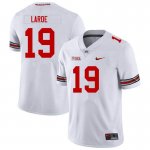 Men's Ohio State Buckeyes #19 Jagger LaRoe White Nike NCAA College Football Jersey Stock HZN2044QX